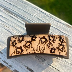 Wood Hair Clip